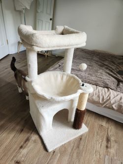 Beige Cat tree