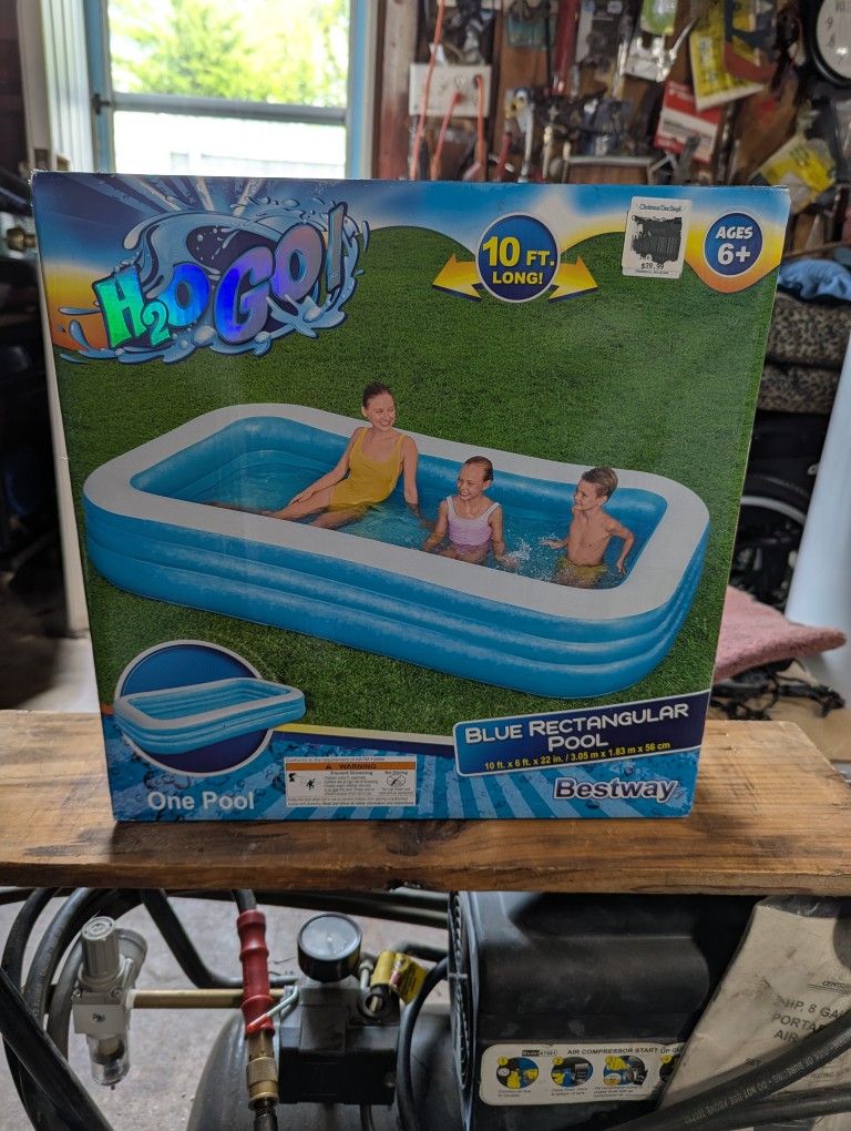 H20GO Brand New In The Box 10 Ft Long Kids Swimming Pool