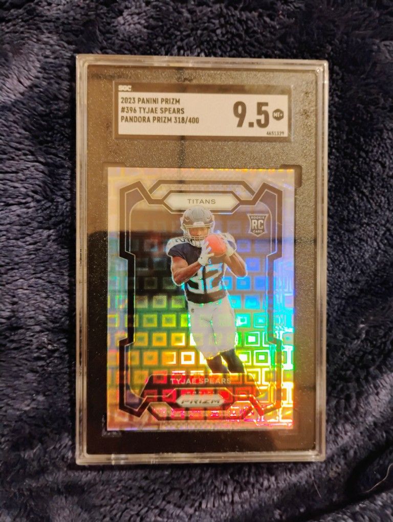 9.5 SGC Tyjae Spears 2023 Prizm Pandora/400