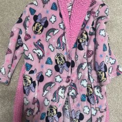 Minnie Mouse Plush Robe 2T