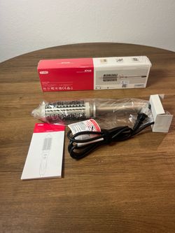 NEW TYMO STYLUX 1.5” Thermal Brush Hair Curler – 3 Heat Settings