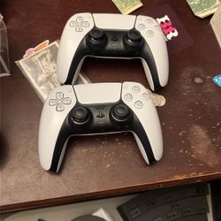 Two Ps5 Controllers 