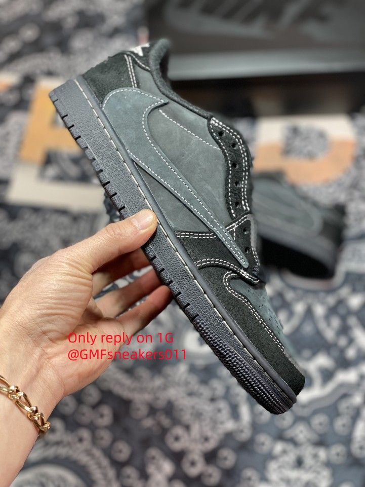 Travis Scott x Air Jordan 1 Retro Low OG SP 'Black Phantom'