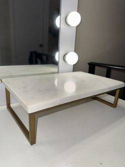 Gold Marble Table Display 