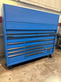79" 13 Drawer Cornwell ToolBox Torch Blue