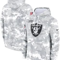 LAS VEGAS RAIDERS ARCTIC SALUTE TO SERVICE HOODIES
