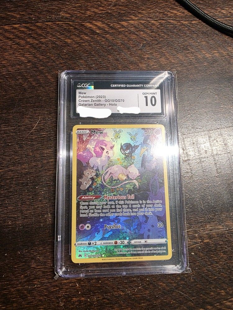 Mew Crown Zenith CGC 10 Pokemon