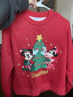 Disney Mickey & Minnie Mouse Christmas Crewneck 