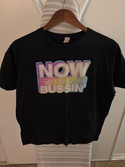 Now That's What I Call Bussin' Graphic Tee large
