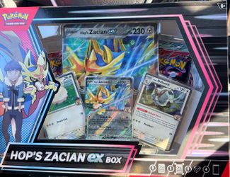 Pokemon :Hops Zacian EX Box