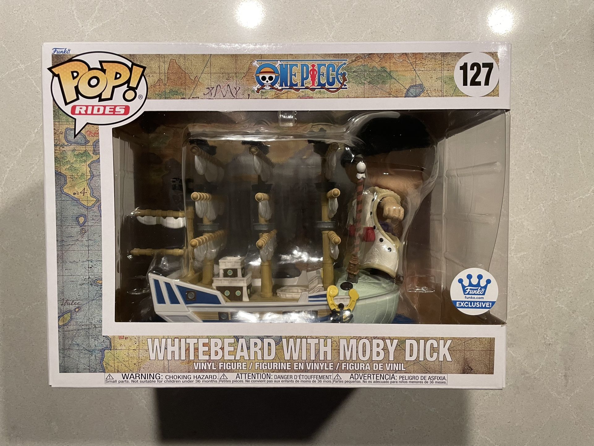 Whitebeard w/ Moby Dick Funko Pop Deluxe Rides *MINT* Online Shop Exclusive One Piece 127 Anime Luffy Ship