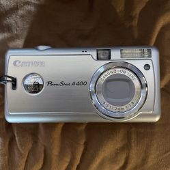 Canon Powershot A400 Compact‎ Digital Camera M4560 AA Battery Operation Works!!