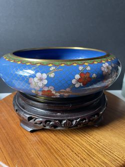 Chinese Cloisonné Brush Washer