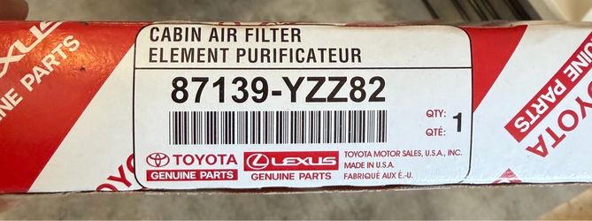 Cabin air filter