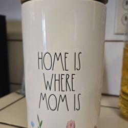 Rae Dunn Home Is Where Mom Is Canister