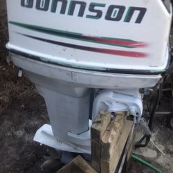 40 Hp Johnson Longshaft Remote Shift Electric Start 