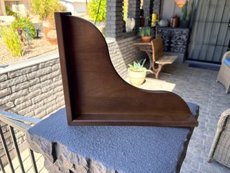 Dark Brown Wood Shelf Bracket Corbel