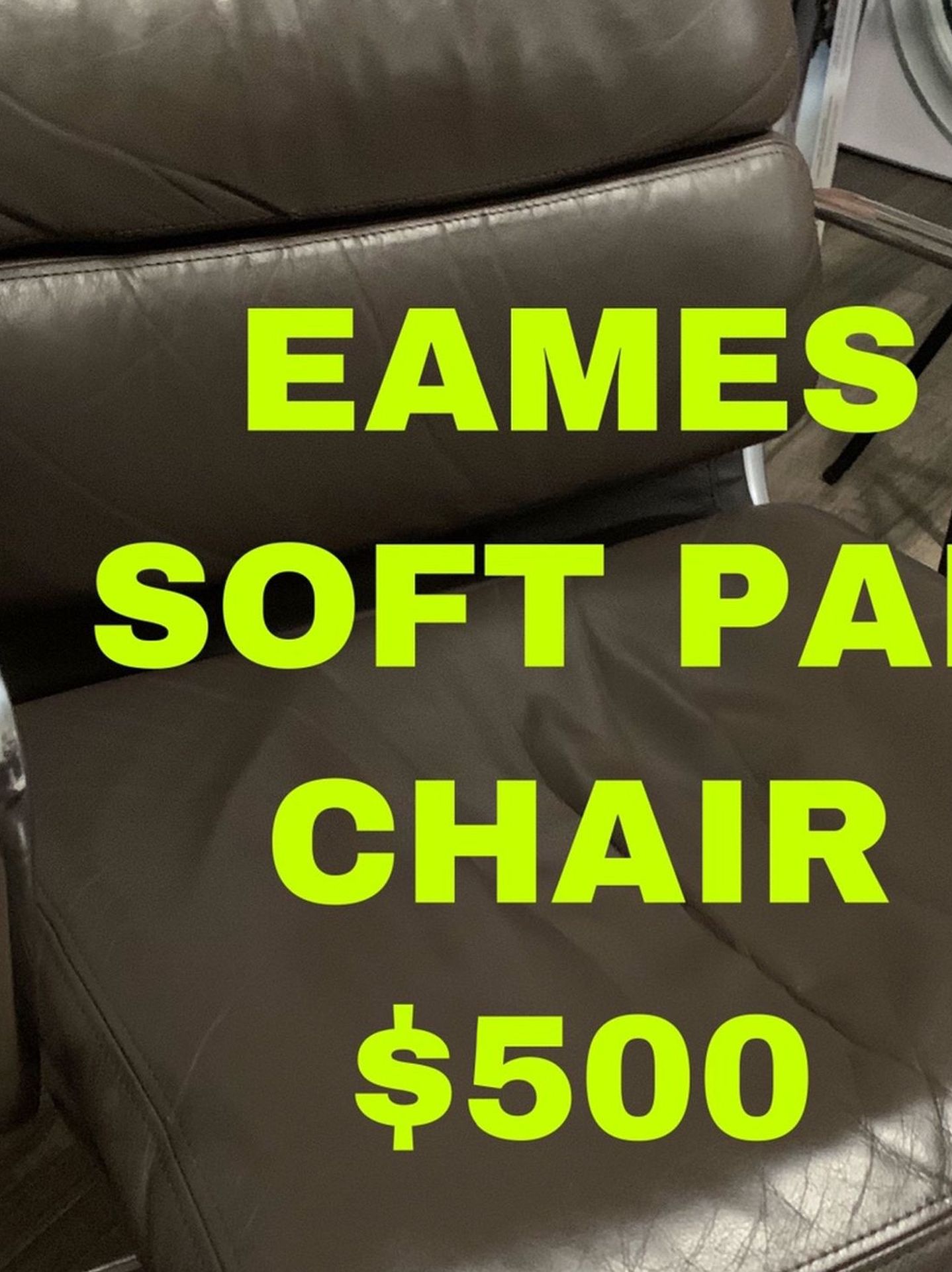 VINTAGE HERMAN MILLER EAMES SOFT PAD CHAIR , EAMES ALUMINUM GROUP , OFFICE CHAIR