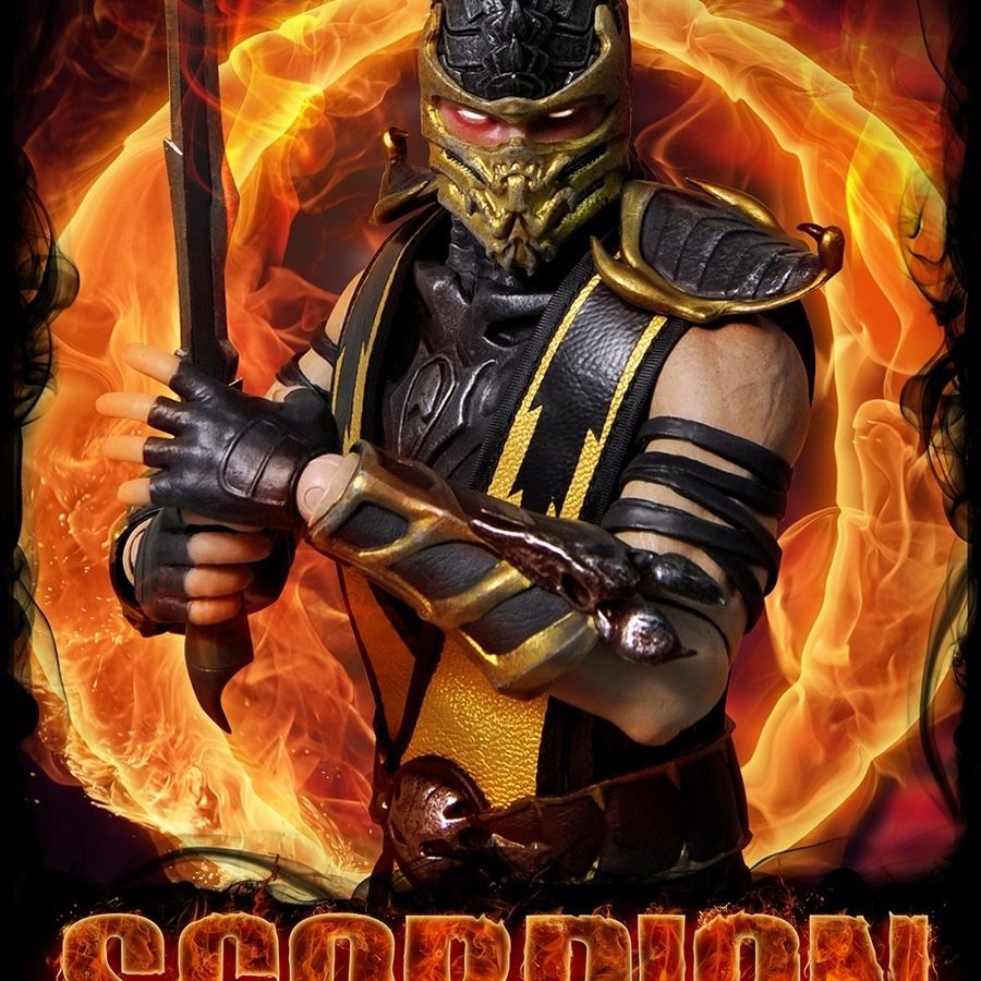 World Box 1/6 scale Mortal Kombat Scorpion Figure for Sale in