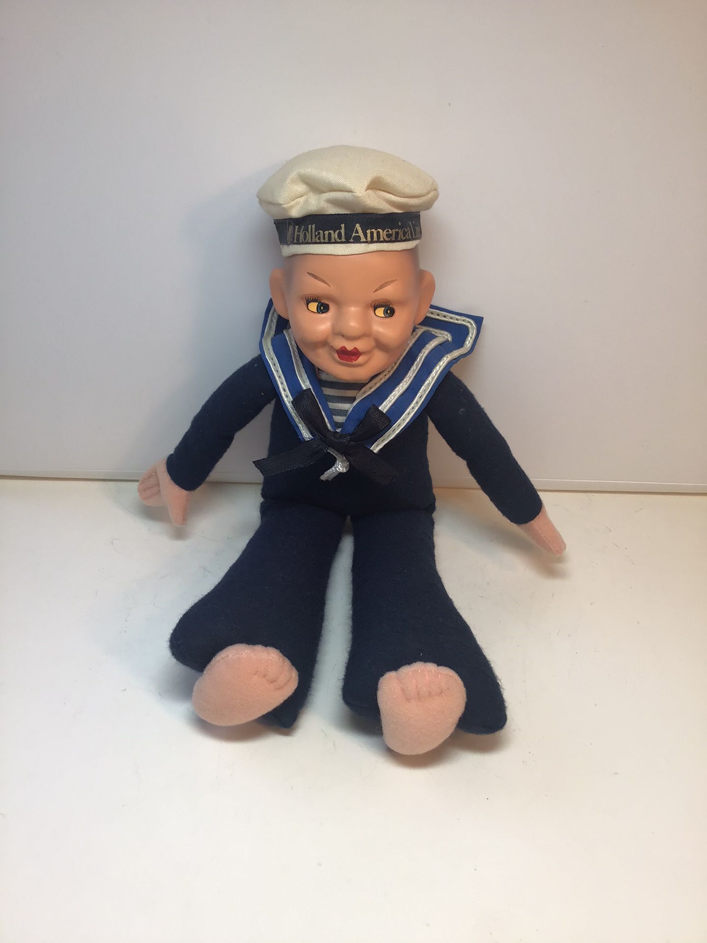 Vintage Collectible 1950s Holland America Line Souveneir/Advertising  Sailor Boy Doll