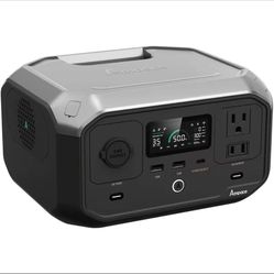 Portable Power Station Andes 300, 266Wh Battery with 300W AC/100W USB-C Output-fast Charging 