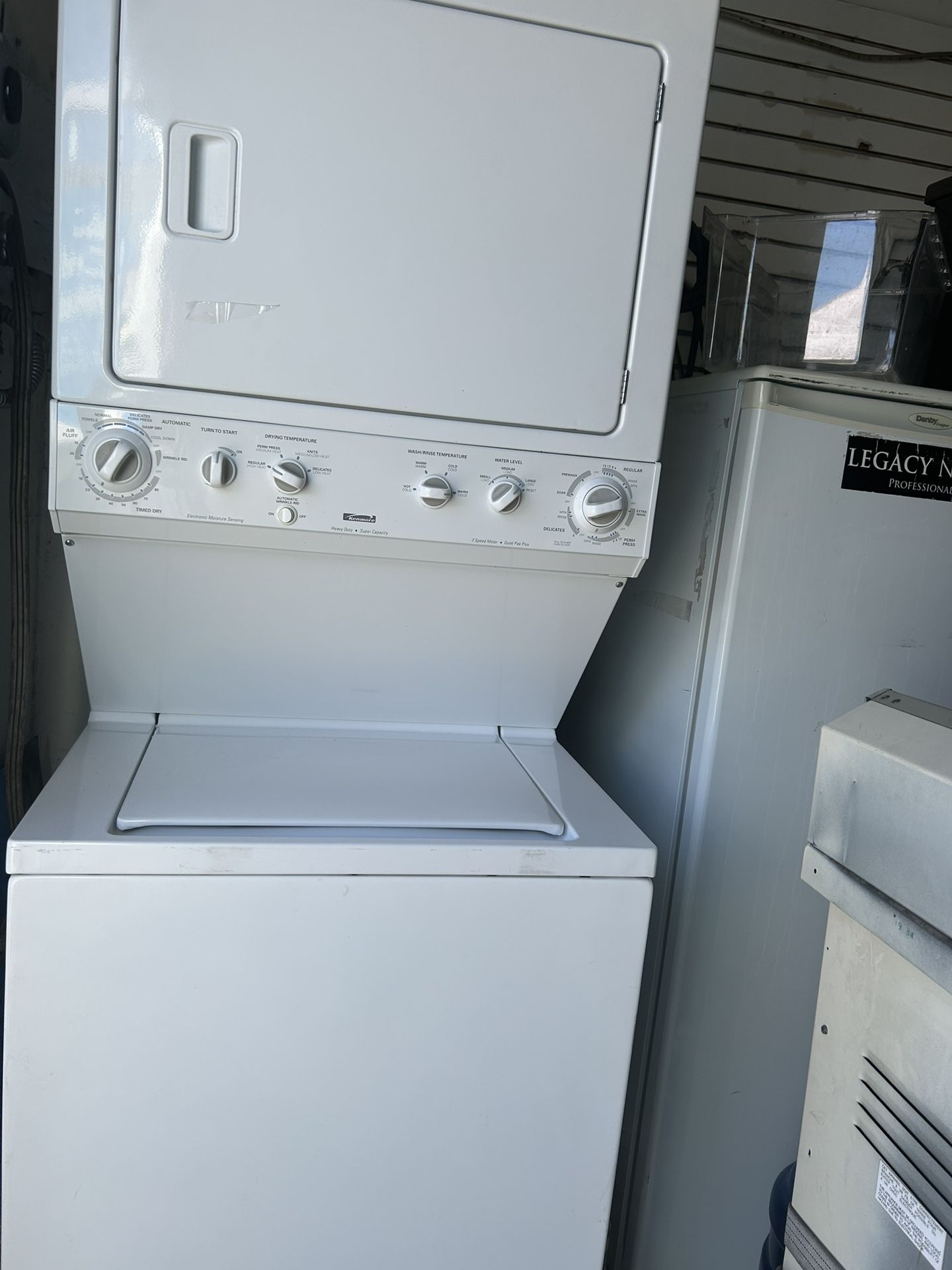 Kenmore Washer+Dryer Stackable (delivery+install Available)
