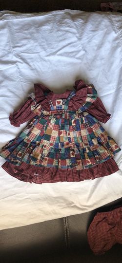 Vintage 80’s NWOT dolls country dress