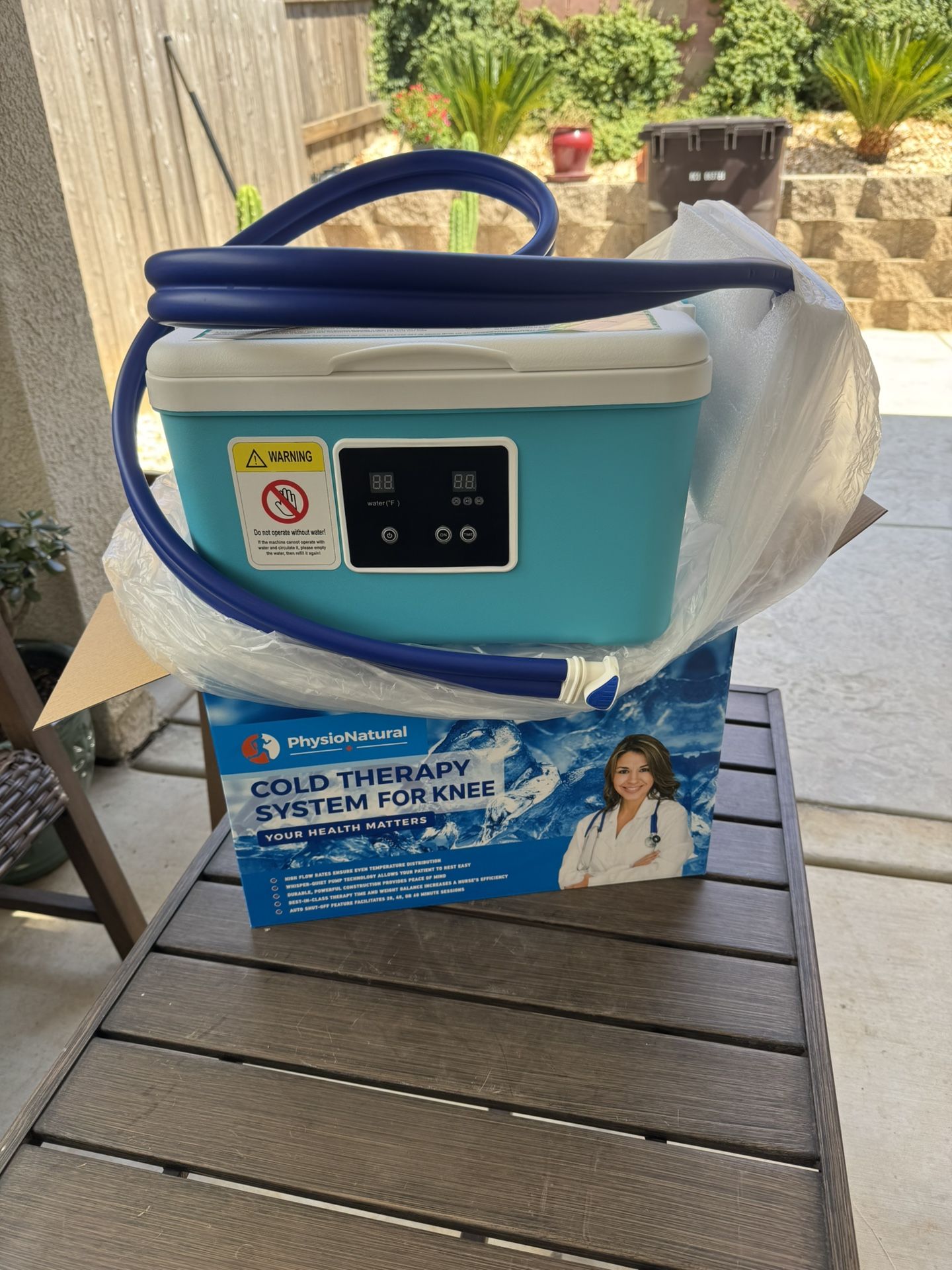 Cold Therapy System w Pad Cryotherapy PostSurgery Rotator Cuff Swelling
