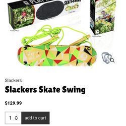Skateboard swing giftable in box never opened perfect NEW SKATESWING