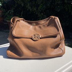 Brown Leather Hand Bag 