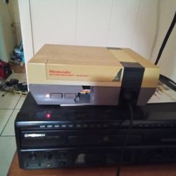 Nintendo Nes Console With Game And 1 Controller
