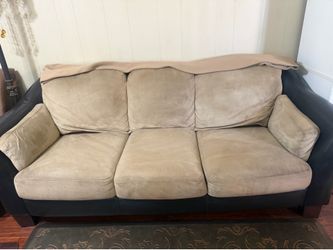 Free microfiber sofa