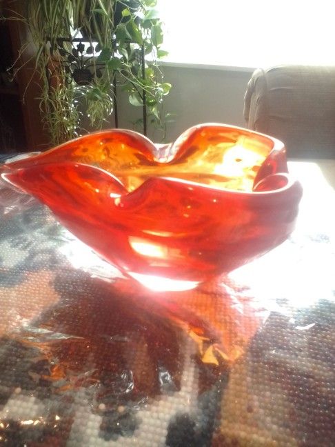 Kriess Blown Glass Bowl