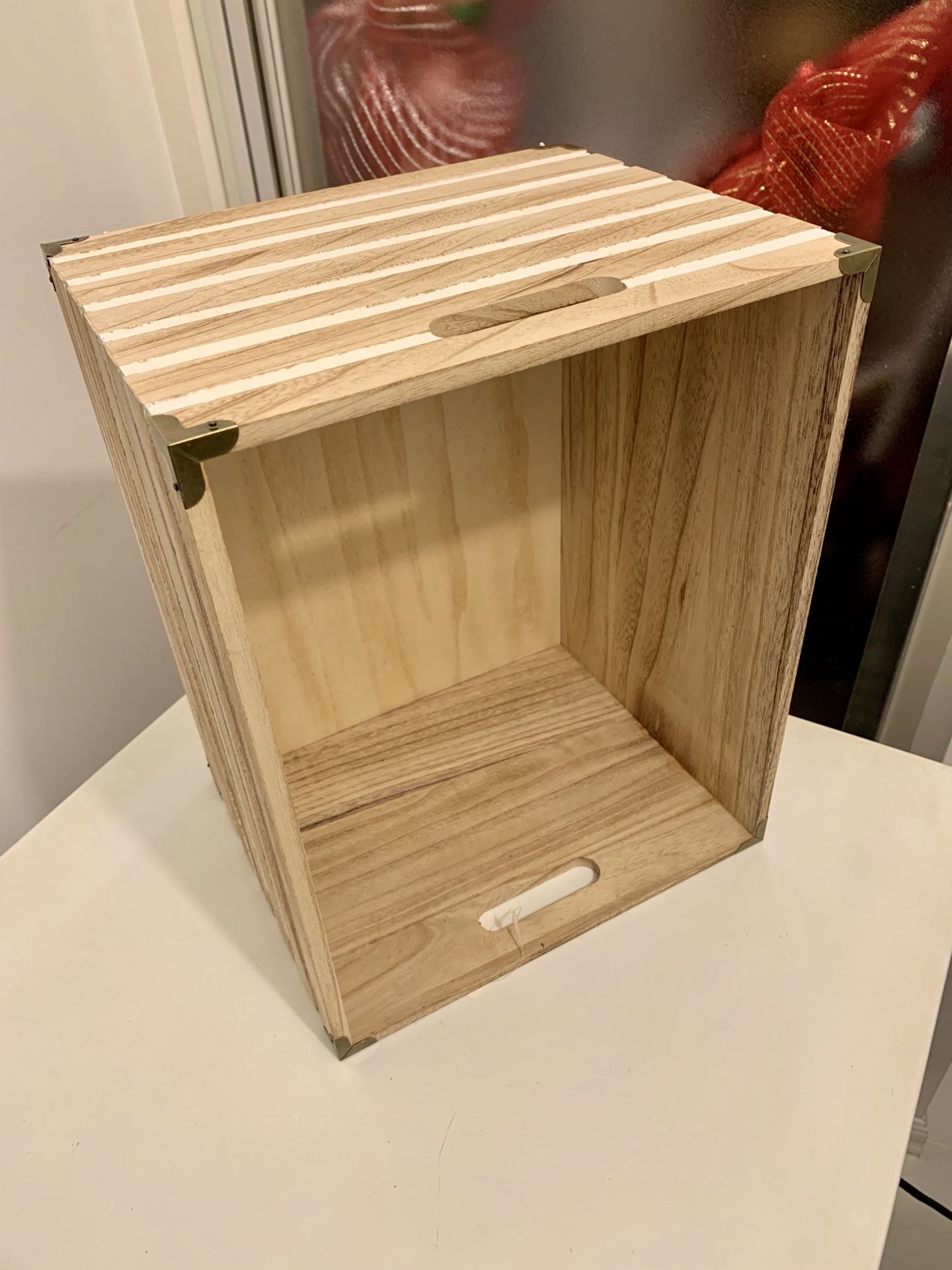 Solid Wood Storage Bin