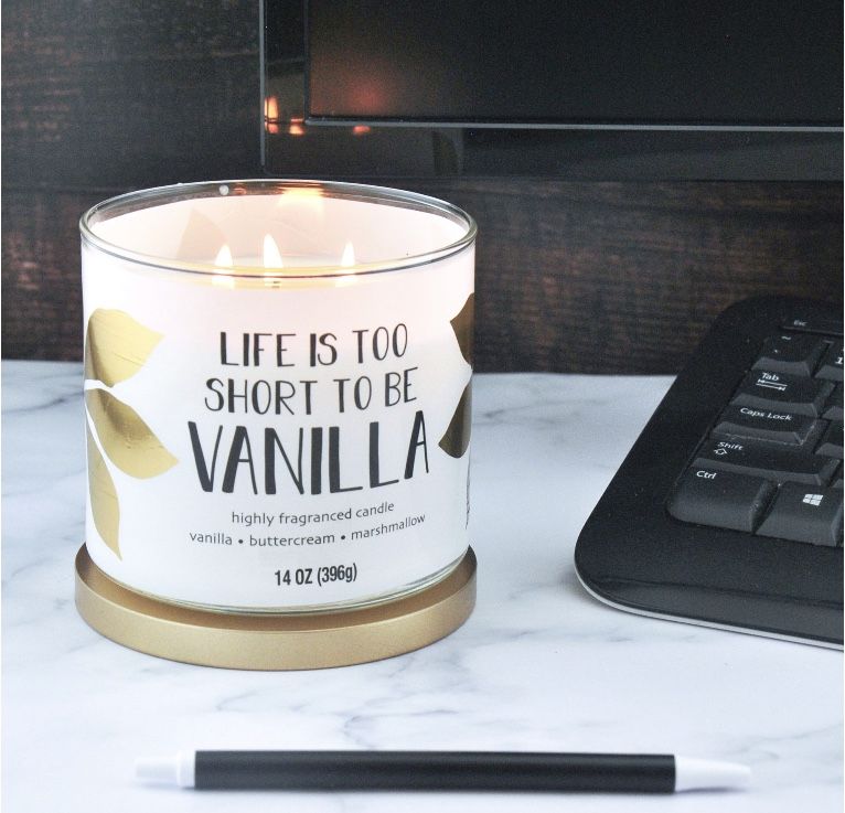 Mainstays Vanilla Scented 3-Wick Candle, 14 oz.