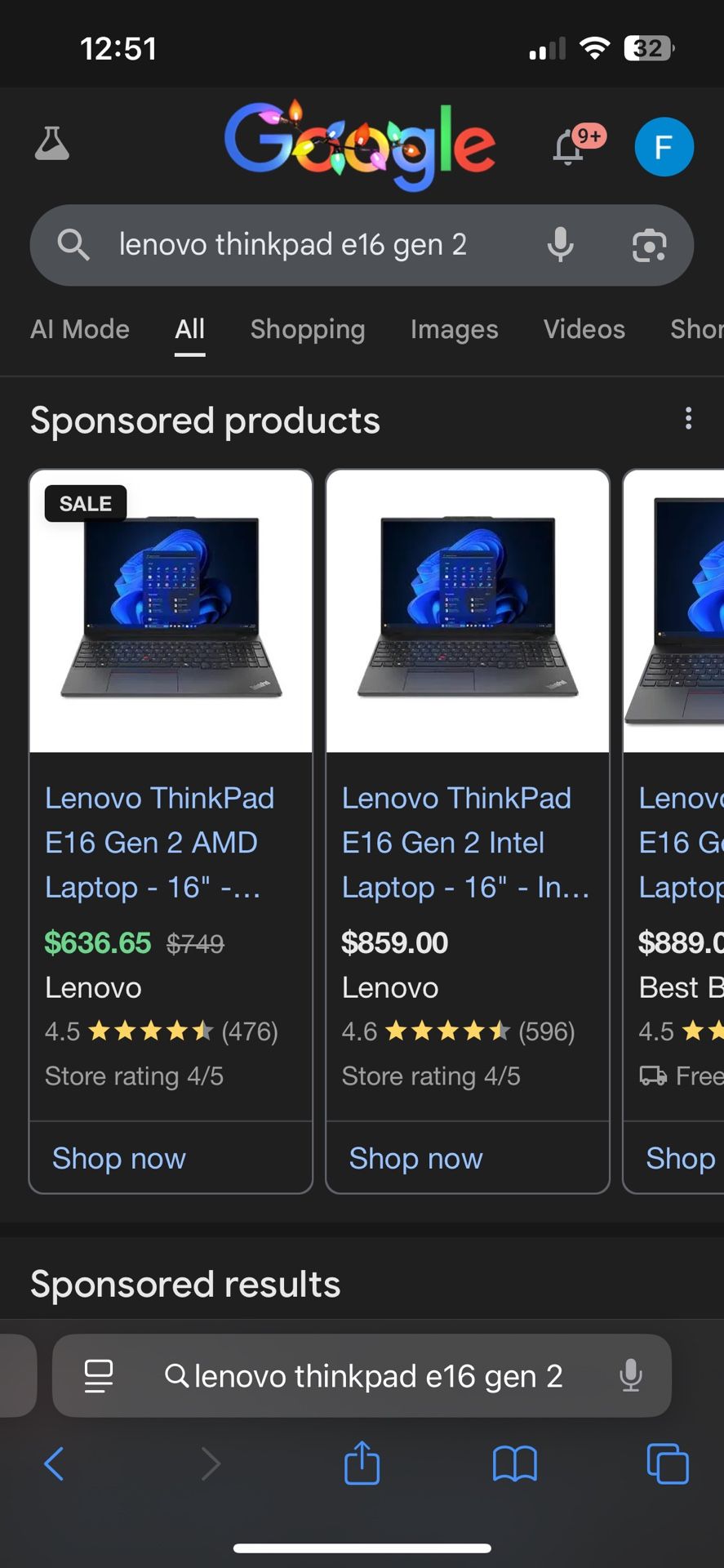 Lenovo ThinkPad E16 Gen 2(1 Terabyte) 