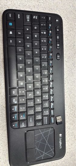 Logitech Wireless Keyboard with Built-In Touchpad