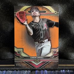 2024 Topps Baseball Triple Threads Corbin Carroll Amber /199 Card