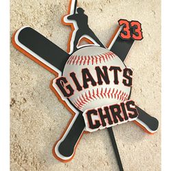 SF Giants Cake Topper
