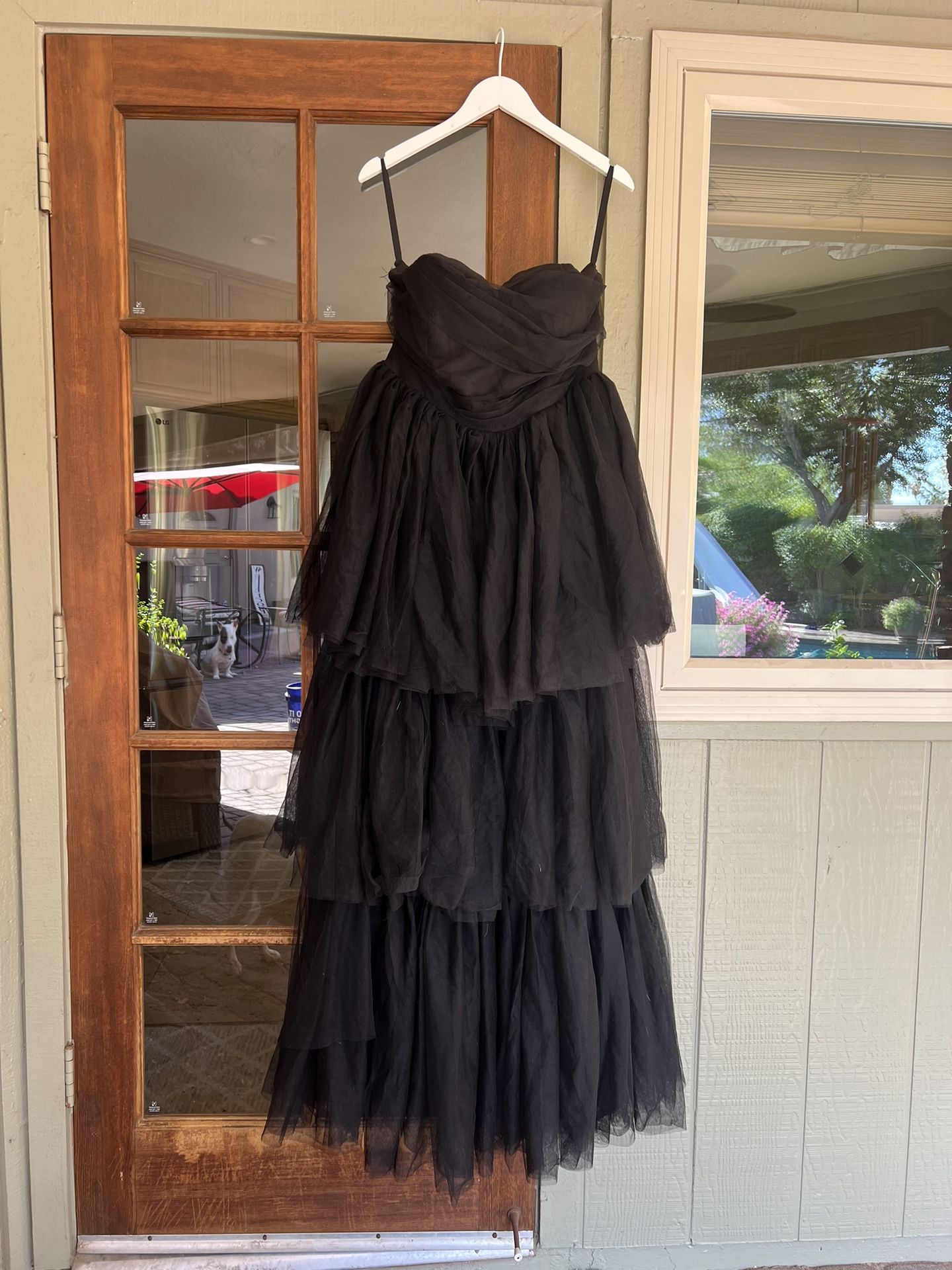 Sleeveless Corset Black Dress
