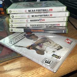 XBOX360 Sport games selling all together