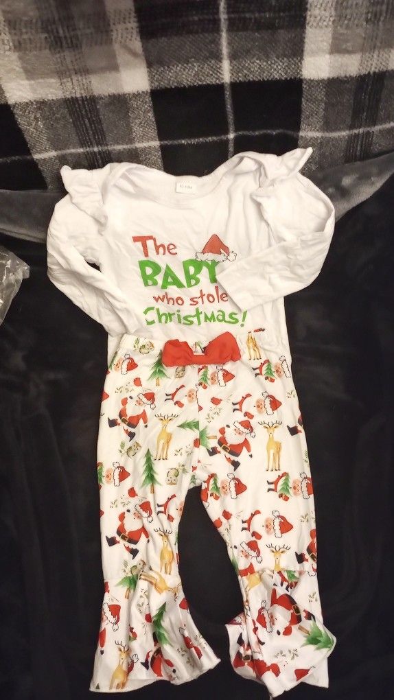 Toddler Holiday Romper Set