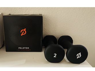 Peloton 2 LB 2-pack Dumbbells Rubber Hand Weights