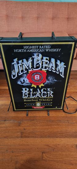 Jim Beam Black neon sign
