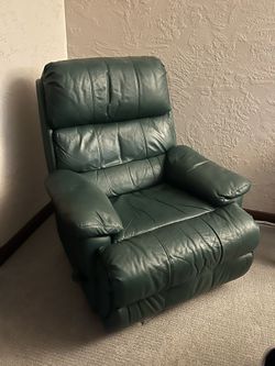Leather recliner