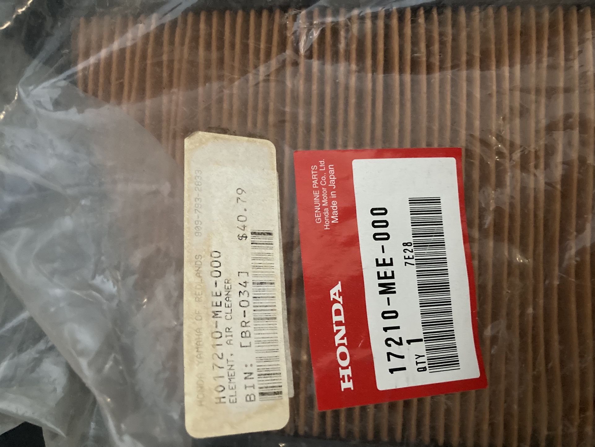 Honda 17310-MEE-000 Filter