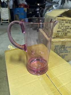Acrylic 54 Ounce Pink Pitcher
