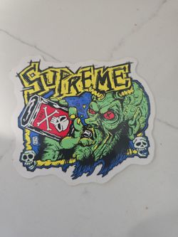Supreme X Rob Zombie Sticker 2025
