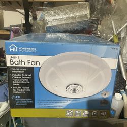 Three and one Bath fan
