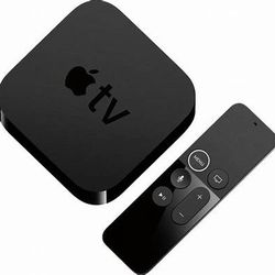 Apple TV 4K w/remote Power Cord And HDMI Cable